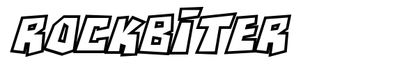 RockBiter font preview
